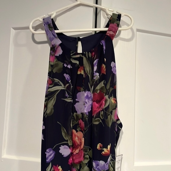 NWT Jessica Howard Floral Sleeveless Maxi Dress size 14 - Picture 4 of 12